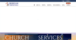 Desktop Screenshot of bereanchristianchurch.org